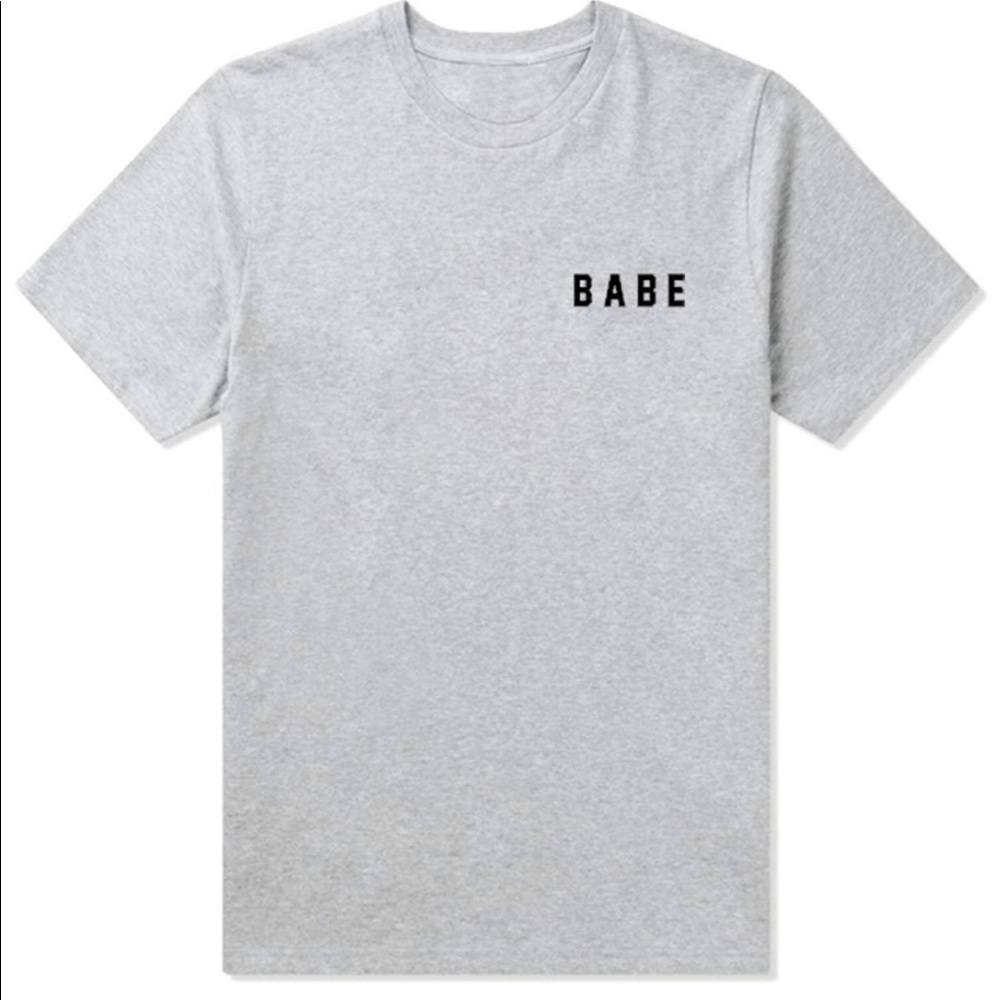Grey BABE T-Shirt